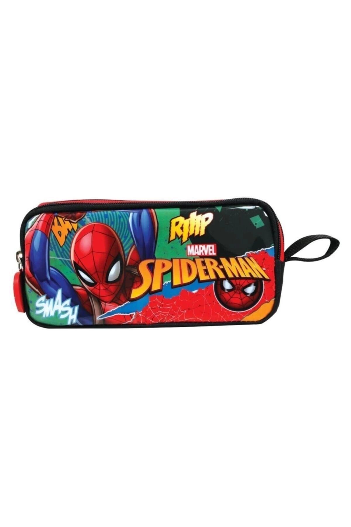 Lisanslı Spiderman Kalem Çantası Hawk Graffıtı Otto-5228