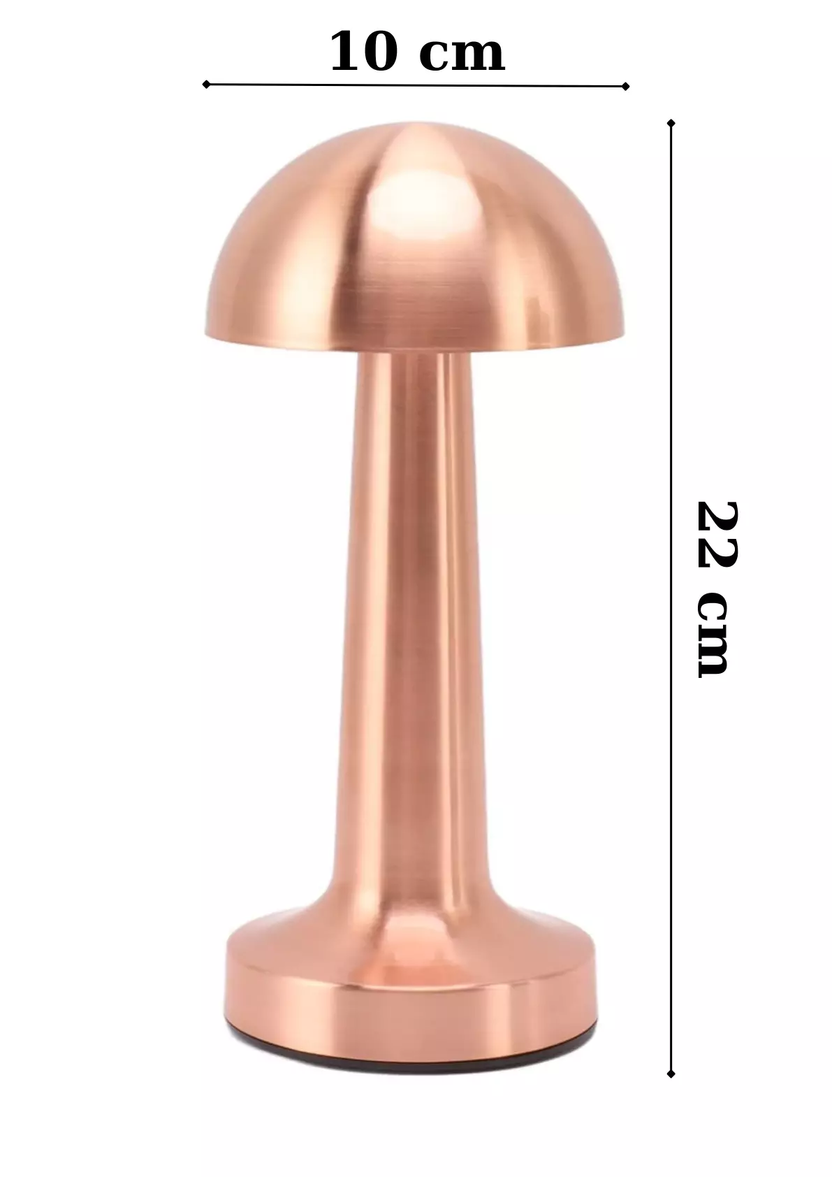 Lizbon 3 Işık Renkli Şarjlı Dim Edilebilir Masa Lambası Rose