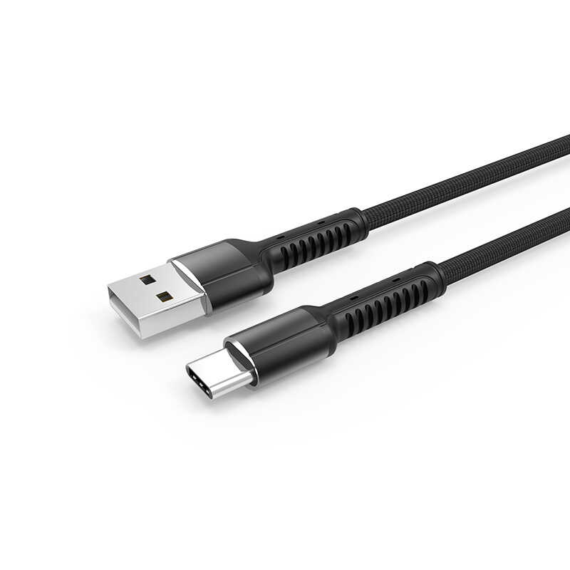 LS66 2.4A Hızlı Şarj 30CM Type-C Akıllı Çip Usb Kablo