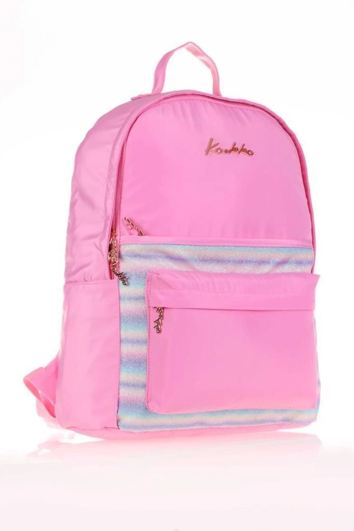 Magical Sırt Çantası Simli Pembe K1536