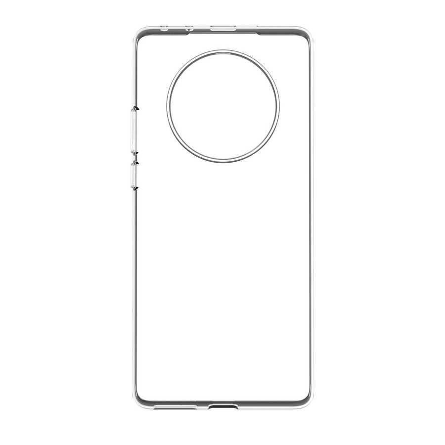 Mate 40 Pro Kılıf İnce Mat Sararmaz Şeffaf Süper Silikon Kılıf