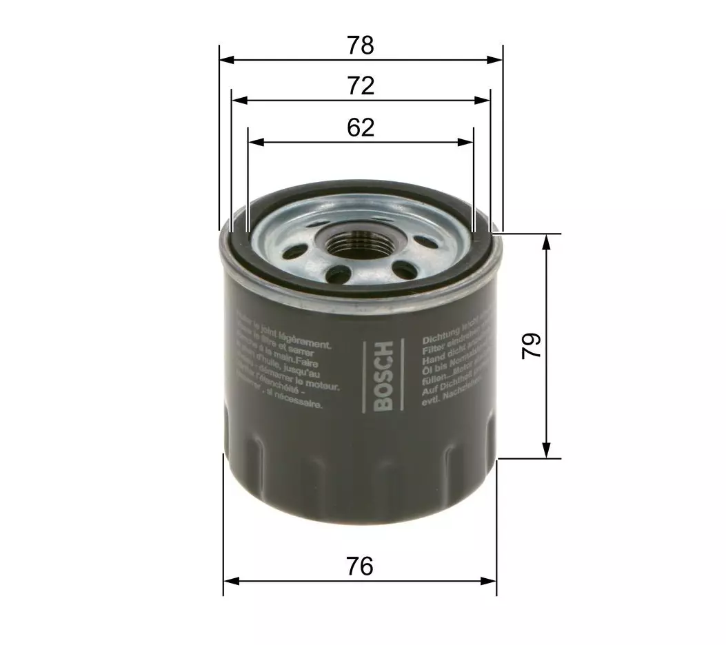 MERCEDES YAĞ FİLTRESİ OM607 W117/W156/W176/W246