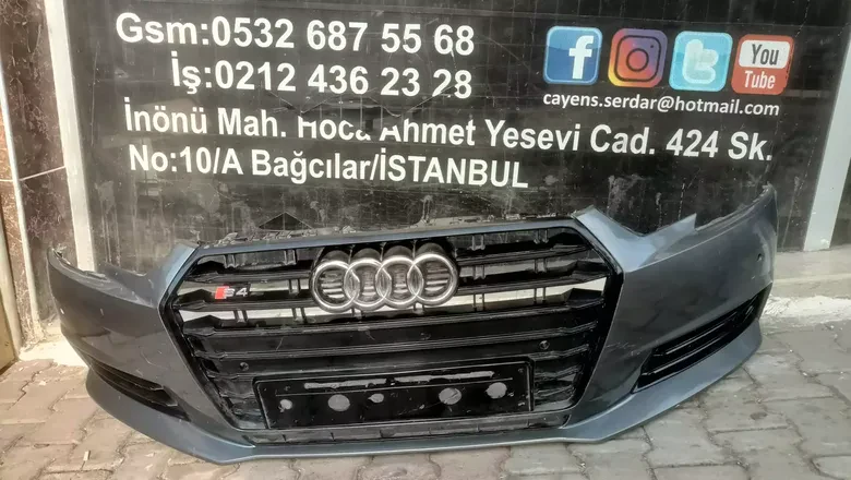Audi A4 S4 2017- Çıkma Ön Tampon 8WD807437
