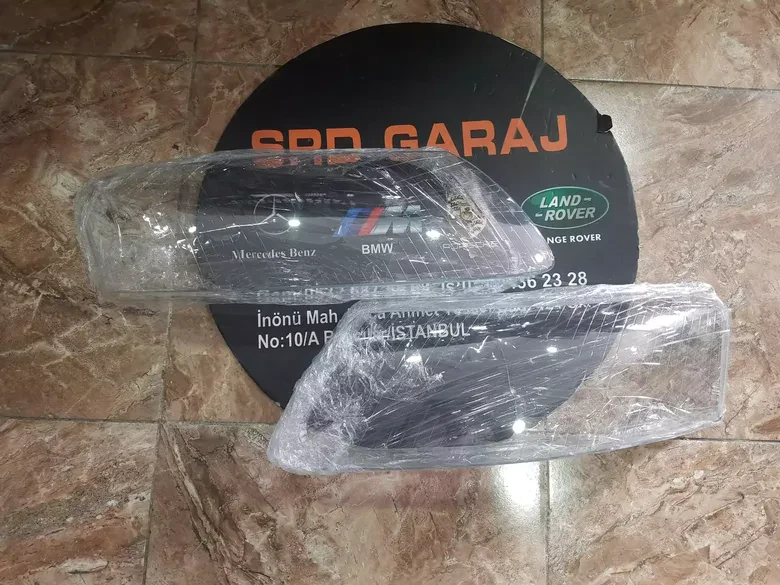 Audi A6 C6 Sağ Sol Far Camı