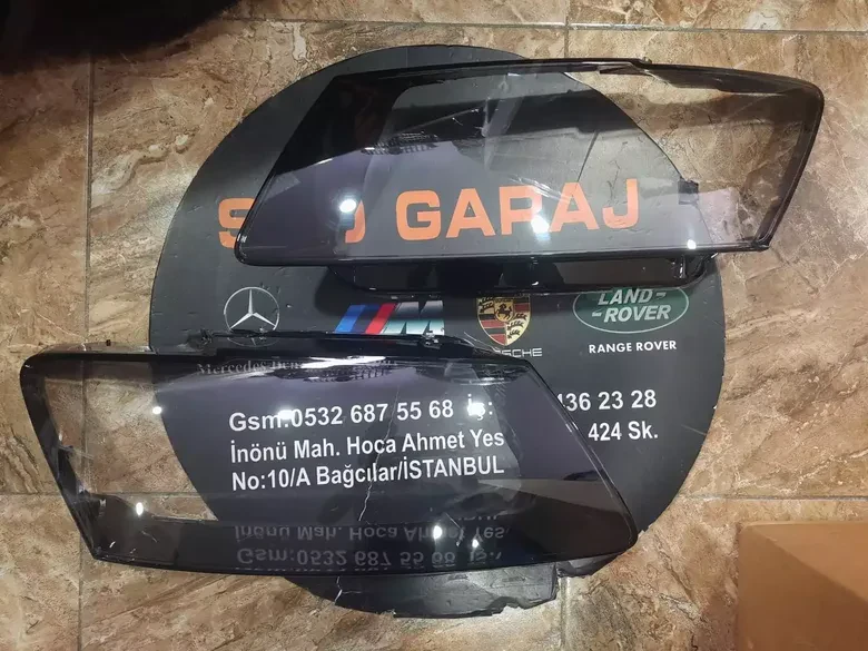 Audi Q5 2014- Sağ Sol Far Camı