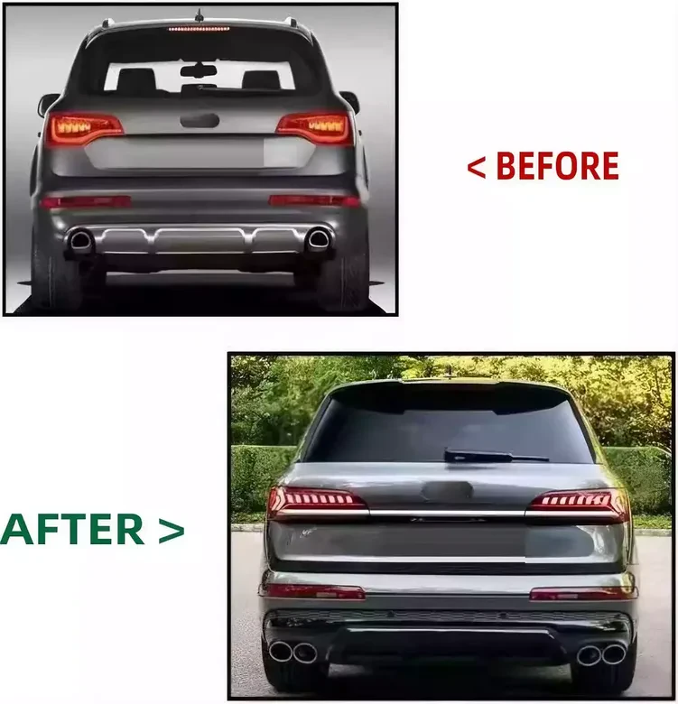 Audi Q7 2007-14 İçin 2025 Makyajlama Body Kit