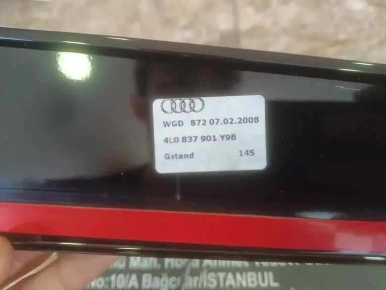 Audi Q7 2007-15 Sol Kapı Direk Çıtası Sıfır Orj 4L0837901Y9B