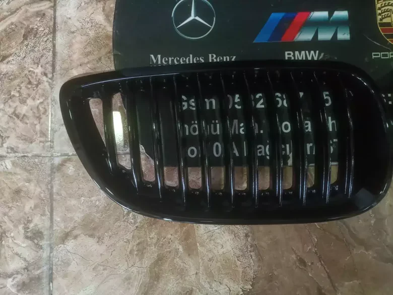 BMW 3 Serisi E92 Panjur M Renkli Piano Siyah