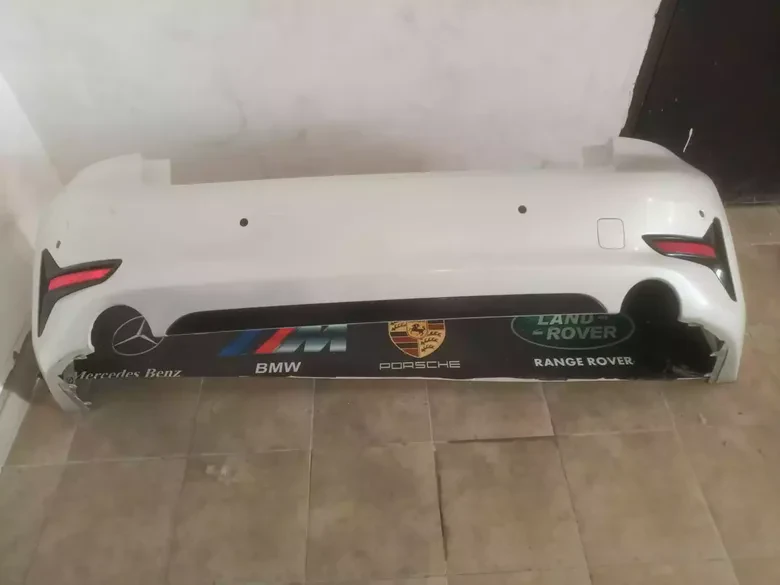 BMW 3 Serisi G20 2019- Çıkma Dolu Beyaz Arka Tampon