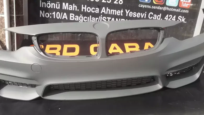 BMW 4 Serisi F32 M4 Ön Tampon Dolu