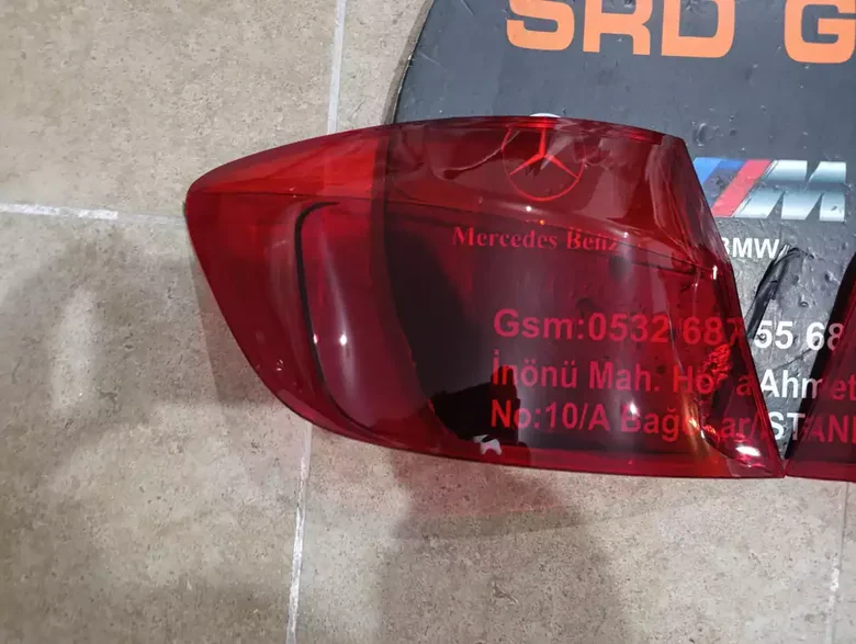 BMW 5 Serisi F10 2014-16 Sağ Sol Dış Stop Camı