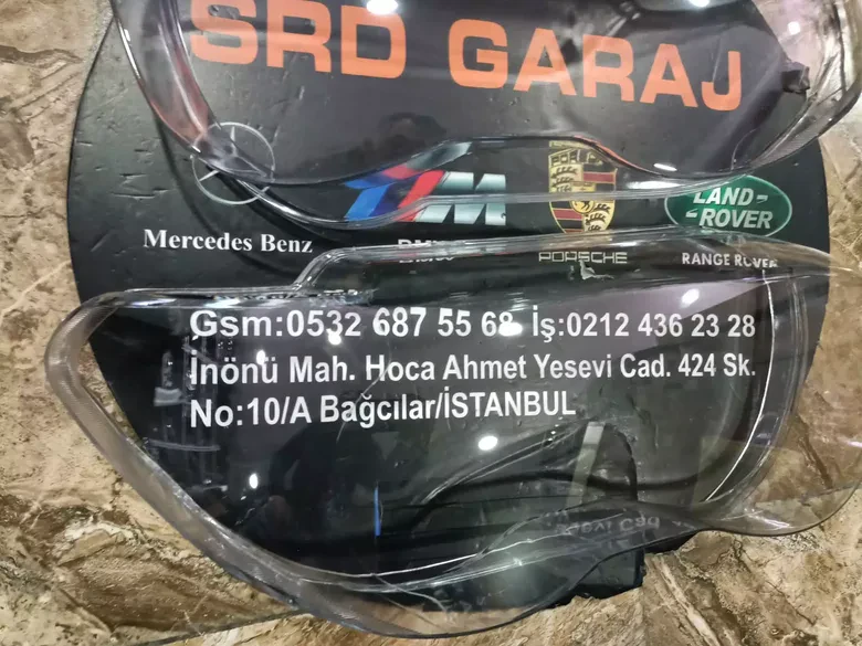 BMW 7 Serisi E65 Far Camı 2002-2005 Eski Tip