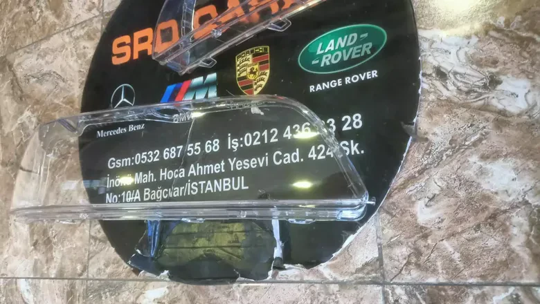 BMW E39 2000-2003 Zenon Sağ Sol Far Camı