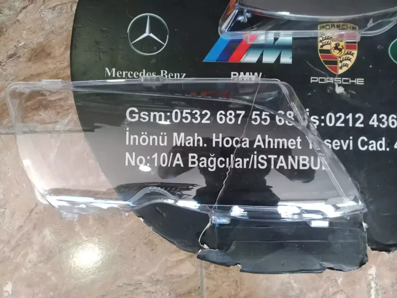 BMW E46 2002-2005 Sağ Sol Far Camı