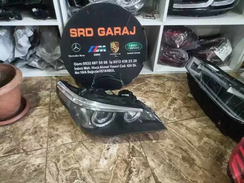BMW E60 Ahl Sağ Far Çift Beyinli