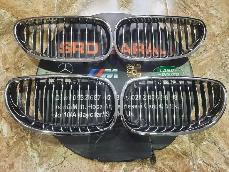 BMW E60 LCI Krom Ön Panjur Set 7065701