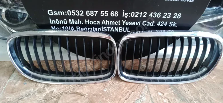 BMW E90 Sağ Sol Ön Panjur Orjinal 51137201968 51137201967