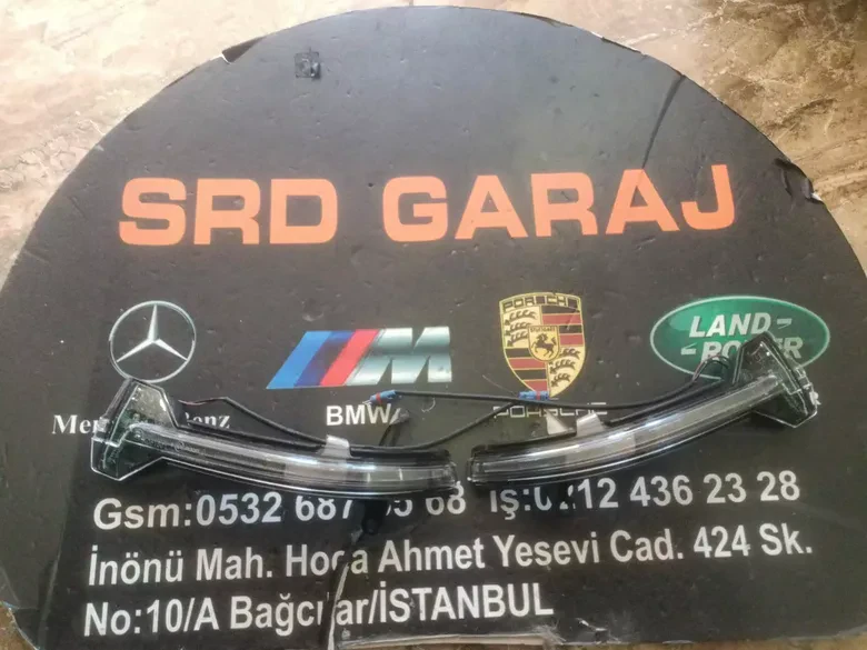 BMW F01 F07 F10 Sağ Sol Ayna Sinyali Beyaz 7308535 7308536