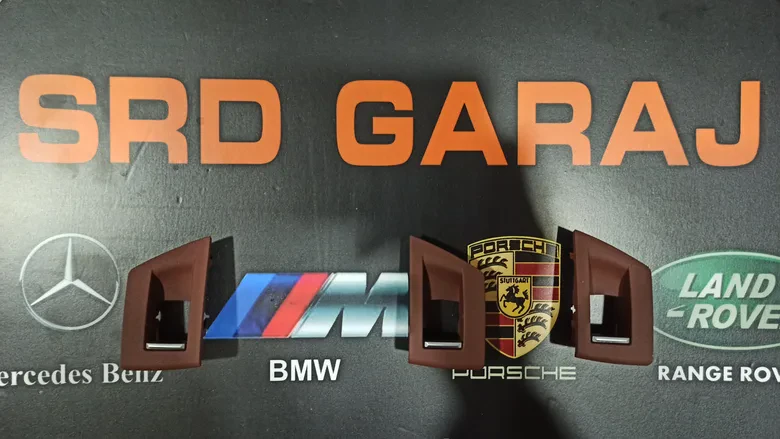 BMW F10 F18 Kapı Ic Kolçak Takım Ve Cam Açma Buton Çerçeve