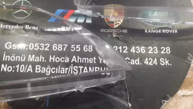 BMW F12 2011 2015 Sağ Sol Far Camı