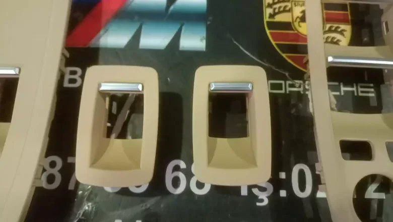 BMW F30 Siyah Bej Set Cam Düğmesi