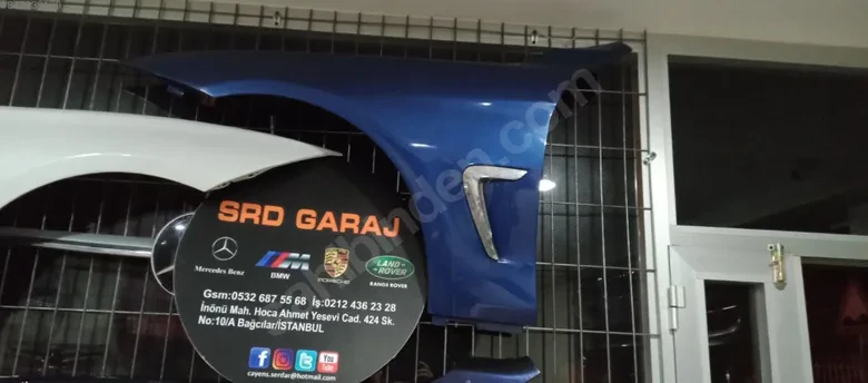 BMW f32 f34 f36 4 Serisi Sol Ön Çamurluk Ve Nikelají