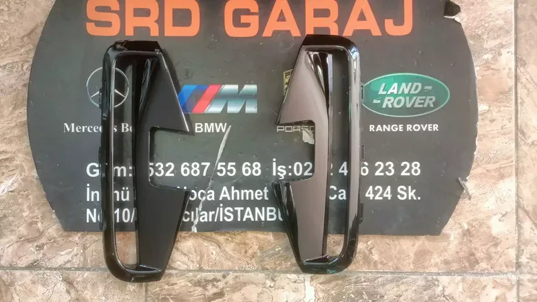 BMW G22 M-Tech Tampon Izgara Kapağı 2020- 8077069 8077070