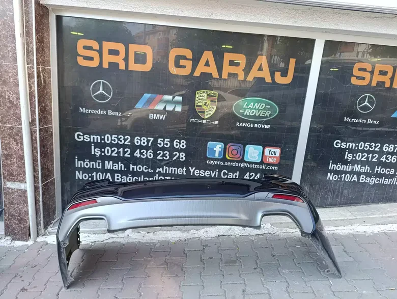 BMW G30 2017-20 M-Tech M5 Arka Tampon Çıkma Orjinal Dolu 8064711