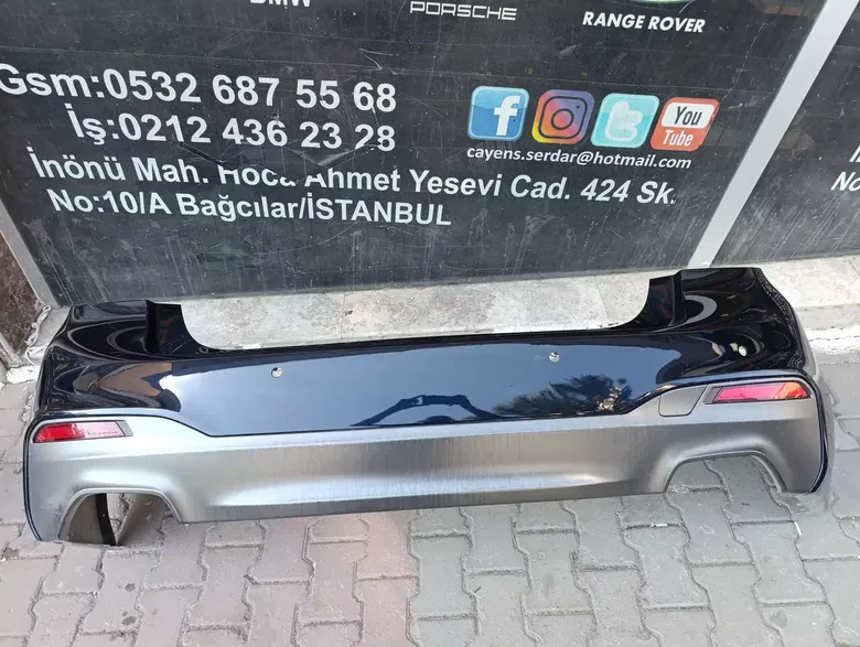 BMW G30 2017-20 M-Tech M5 Arka Tampon Çıkma Orjinal Dolu 8064711