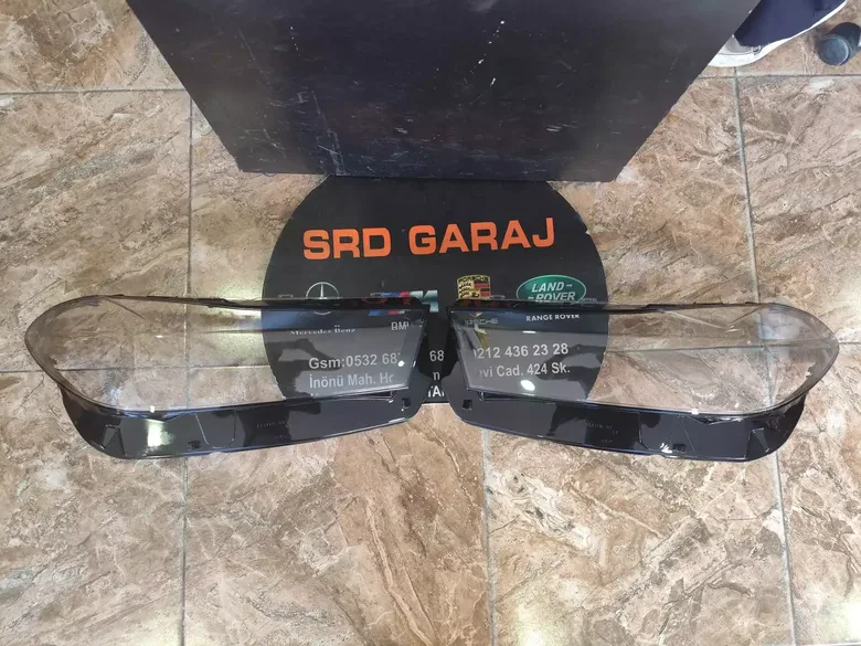 BMW G32 LCI Sağ Sol Far Camı