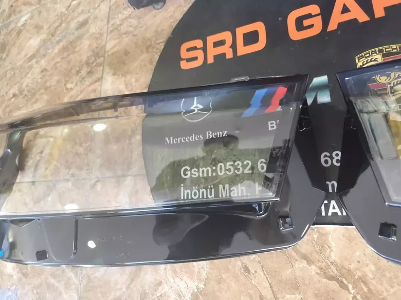 BMW G32 LCI Sağ Sol Far Camı