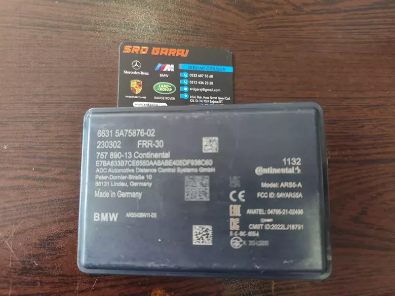 BMW X5 G05 X6 G06 X7 G07 X1 U11 Radar Sensörü 5A75876-02