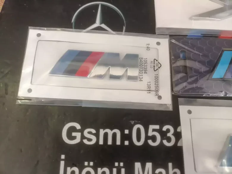 BMW X5 M M5 M3 X-Drive Yazı Logo