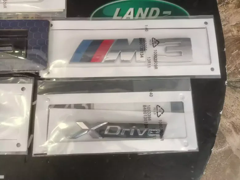 BMW X5 M M5 M3 X-Drive Yazı Logo