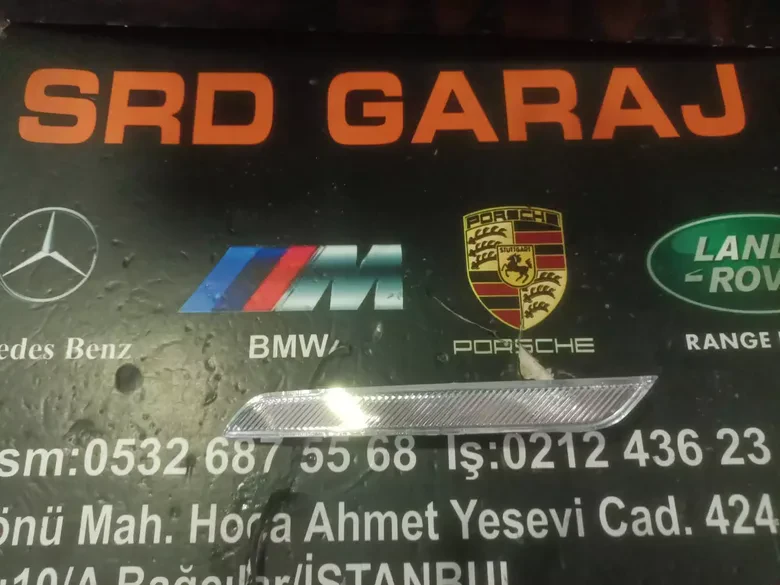 BMW X6 E71 2007-14 Sol Çamurluk Reflektörü Beyaz Sıfır 7187087