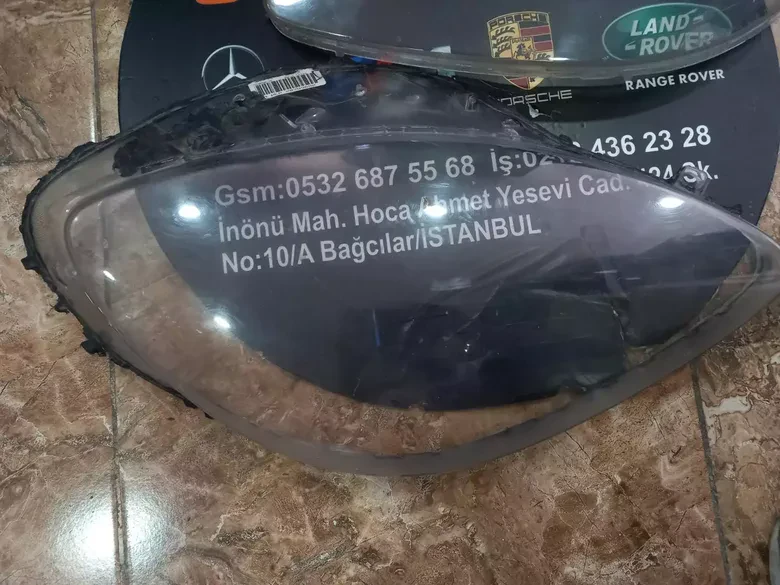 Corvette C6 Sağ Sol Çıkma Far Camı