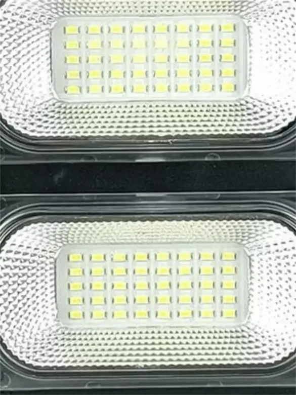 Dikdörtgen Solar Güneş Enerjili Uzaktan Kumandalı Led Bahçe Dekor Aydınlatması Sokak Lambası
