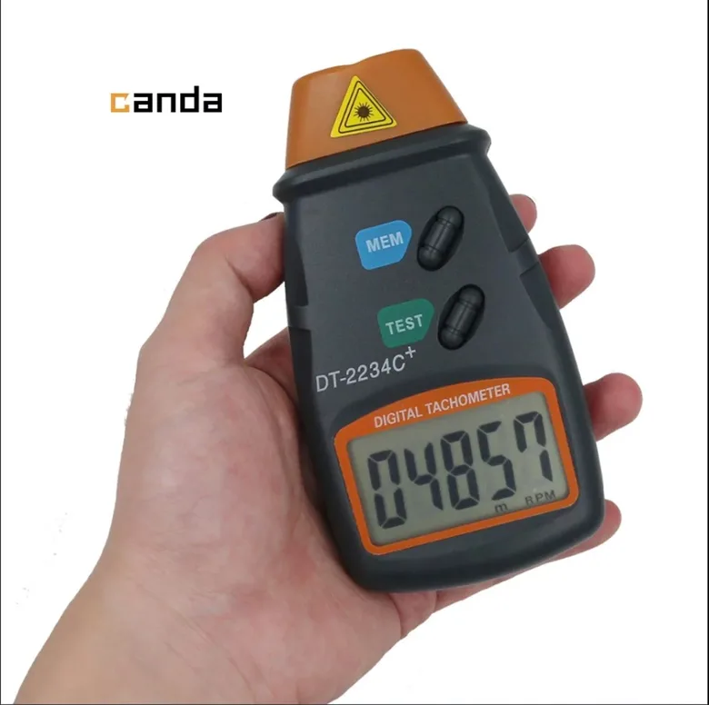 DT-2234C Dijital Lazer Takometre Hız Göstergeli Devir Ölçer