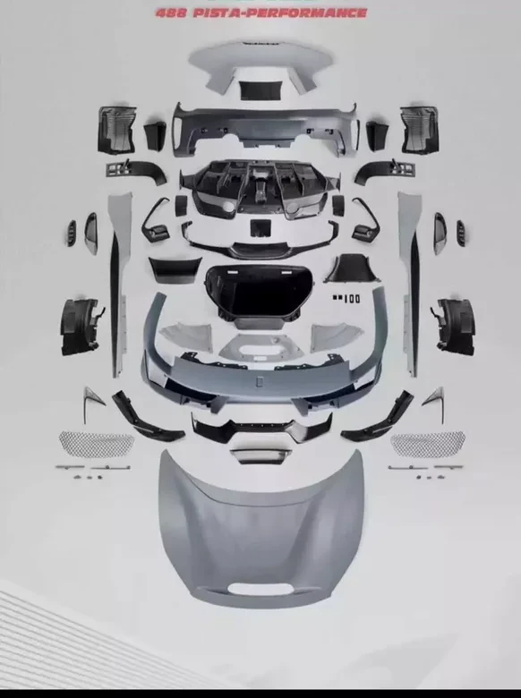 Ferrari 488 Bodykit For Pista Yükseltme