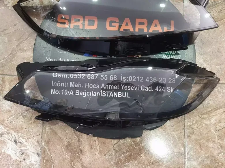 Jaguar Xf Sağ Sol Far Camı