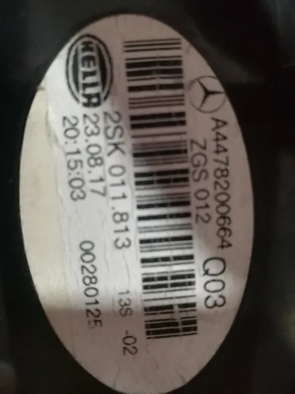 Mercedes Benz Vito Sag Stop A4478200664