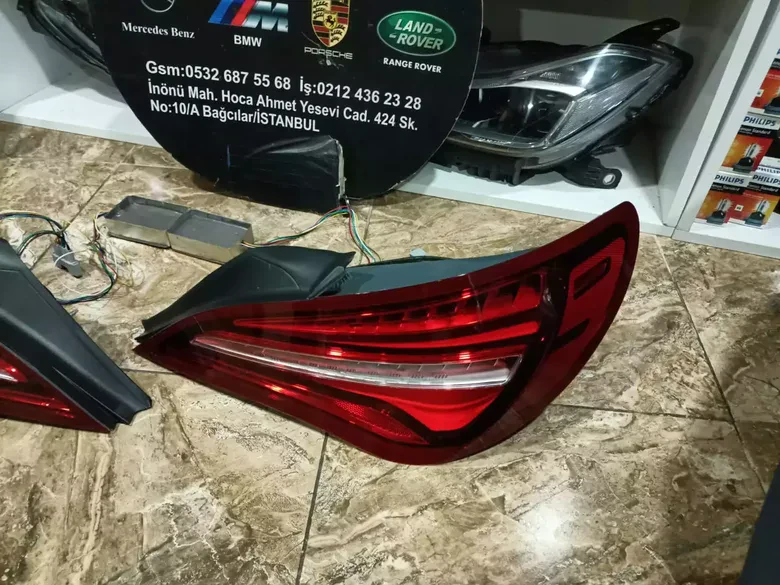 Mercedes CLA W117 Makyajlı LED Stop Soket Sokete Tak Çalıştır