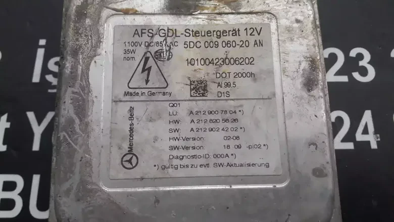 Mercedes E Serisi W212 Zenon Beyni 5DC009060-20-2129007804