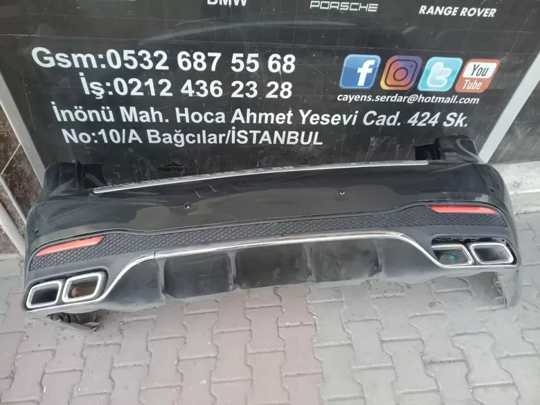 Mercedes GLS63 Dolu Arka Tampon