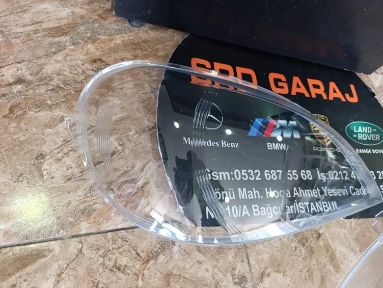 Mercedes ML W163 Sağ Sol Far Camı