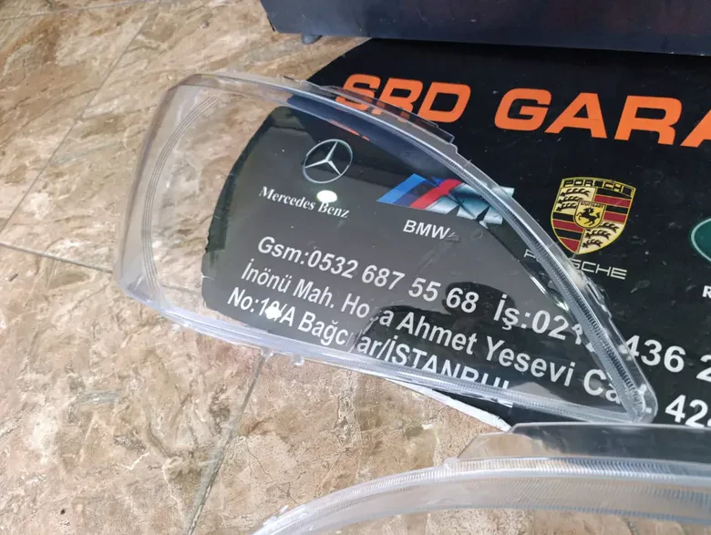 Mercedes ML W163 Sağ Sol Far Camı