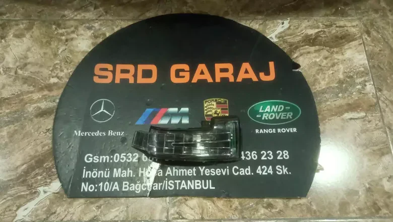 Mercedes ML W166 W164 GL X166 X164 G W463 W251 Sağ Ayna Sinyali A1668200221 Çıkma Orj