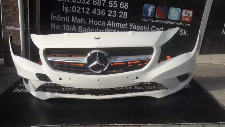 Mercedes W117 Çıkma Boş Ön Tampon