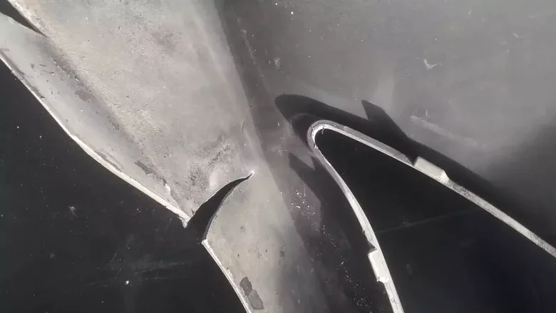 Mercedes W117 Çıkma Boş Ön Tampon