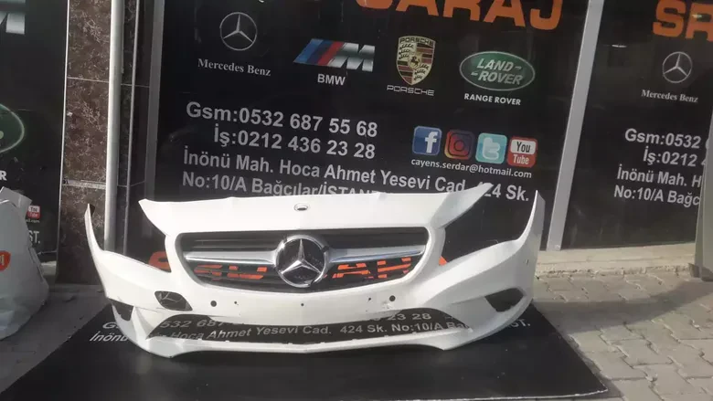 Mercedes W117 Çıkma Boş Ön Tampon